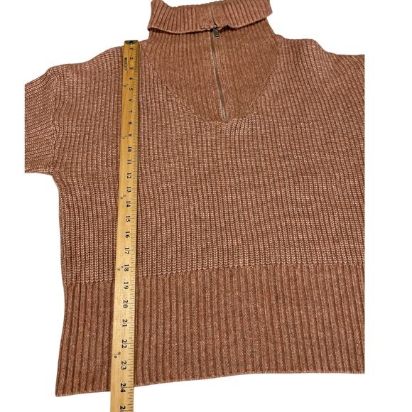 Cupcake And Cashmere Soft Quarter Zip Pullover Knit Sweater Size X Large - Picture 4 of 12